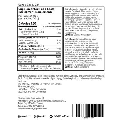 Salted Egg Protein Soy Chips