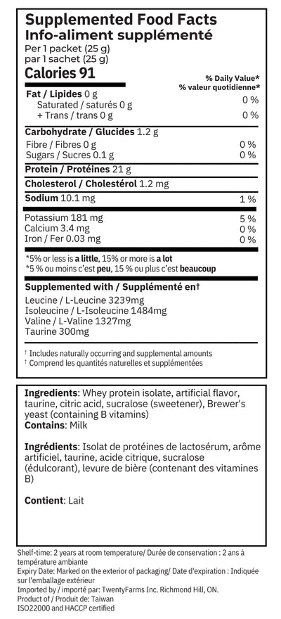 Lemon Tea CLEAR Whey Isolate Protein